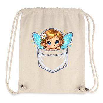 Angel Pocket Portal - Stanley/Stella Recycled Gym Bag - natural - Front