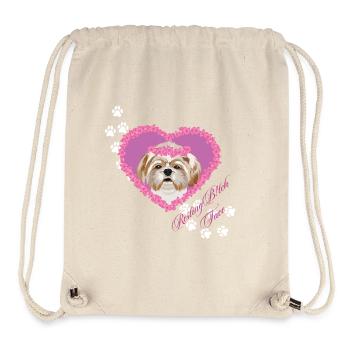 Resting B!tch Face Shih Tzu - Stanley/Stella Recycled Gym Bag - natural - Front