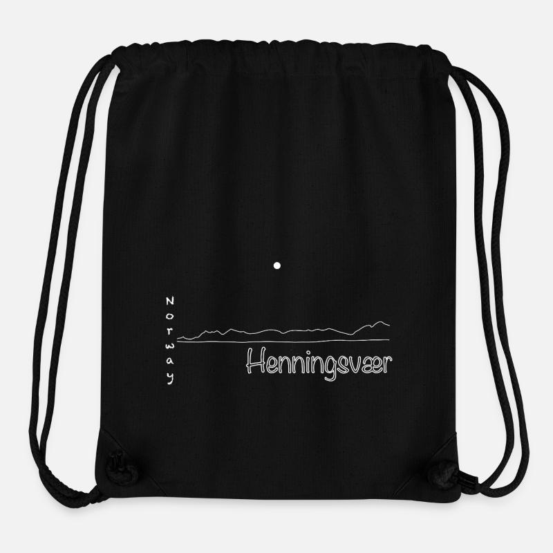 Norway - Henningsvær - Stanley/Stella Recycled Gym Bag - black