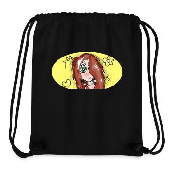 Hi Mädchen - Stanley/Stella recycelter Gym Bag - Schwarz - Vorne