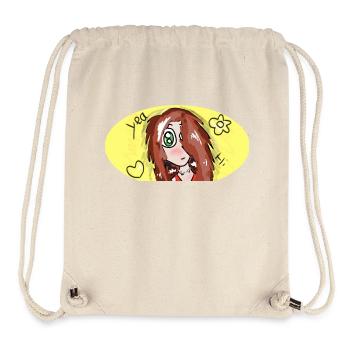 Hi Mädchen - Stanley/Stella recycelter Gym Bag - Naturweiß - Vorne