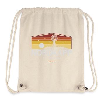 Nordkap Norwegen, Nordkapp - Stanley/Stella recycelter Gym Bag - Naturweiß - Vorne