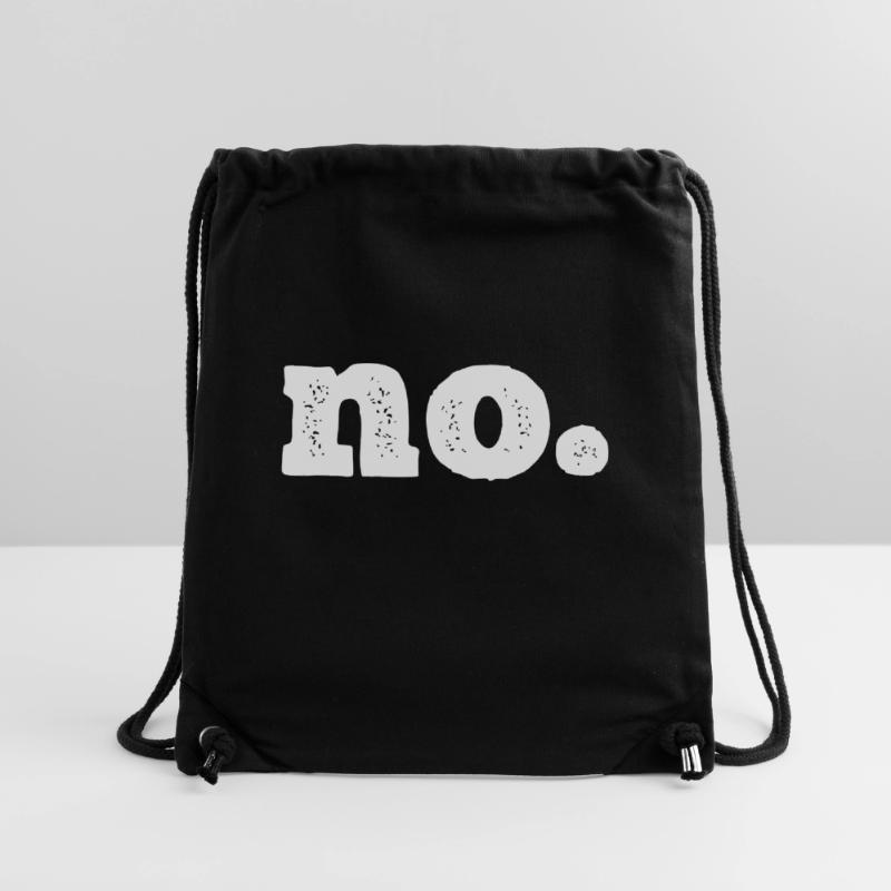 Tout simplement « non ». Sac à cordon recyclé Stanley/Stella