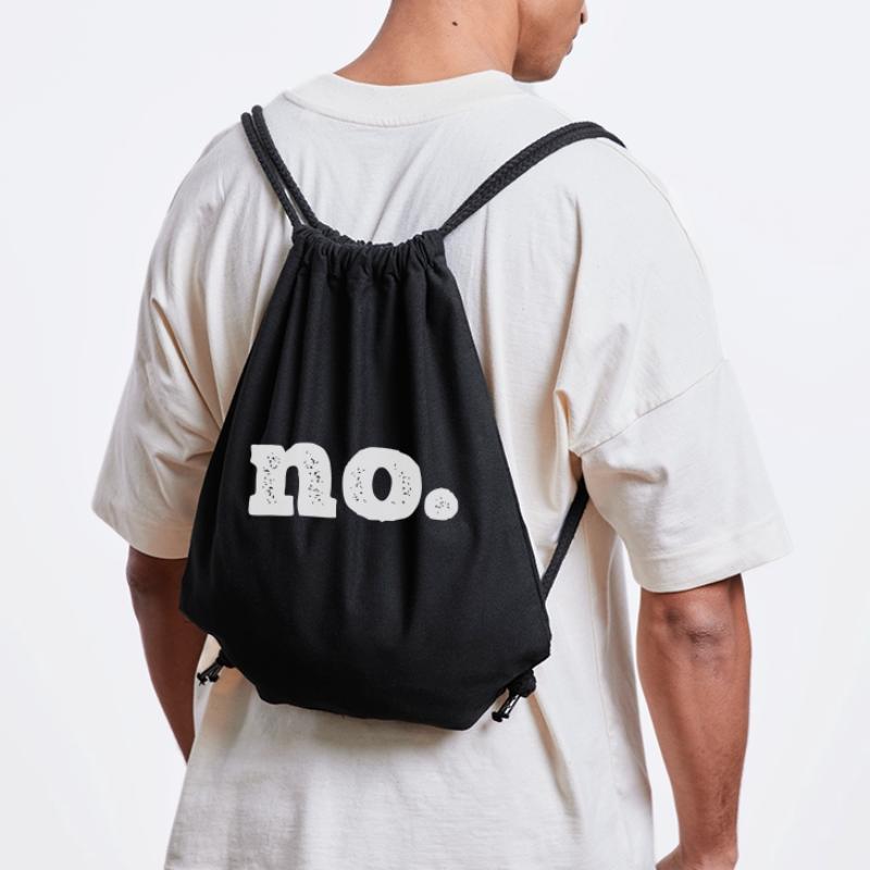Tout simplement « non ». Sac à cordon recyclé Stanley/Stella