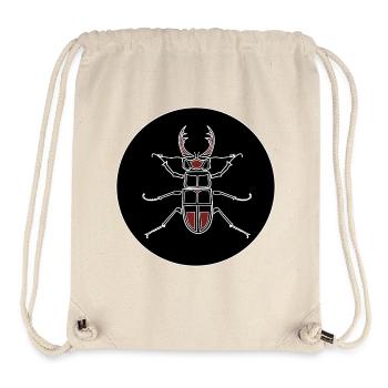 Hirschkäfer - Natur - Stanley/Stella recycelter Gym Bag - Naturweiß - Vorne