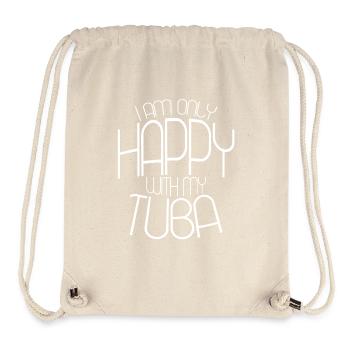 TUBA HEUREUX - Sac à cordon recyclé Stanley/Stella - blanc naturel - Devant