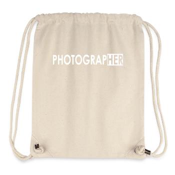 PhotograpHER - Stanley/Stella recycelter Gym Bag - Naturweiß - Vorne