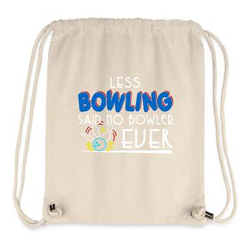Bowlingliebhaber für immer und ewig! - Stanley/Stella recycelter Gym Bag - Naturweiß - Vorne