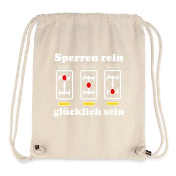 Differentialsperre rein glücklich sein Allrad - Stanley/Stella recycelter Gym Bag - Naturweiß - Vorne