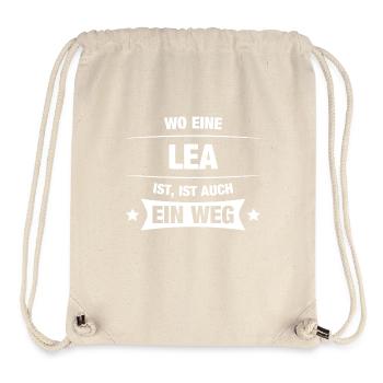 LEA Spruch Geschenkidee Geburtstag Witzig Geschenk - Stanley/Stella recycelter Gym Bag - Naturweiß - Vorne