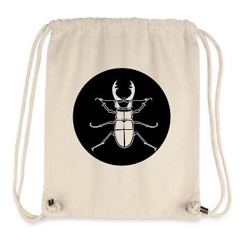 Hirschkäfer - Stanley/Stella recycelter Gym Bag - Naturweiß - Vorne