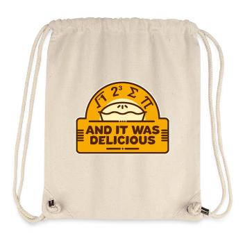 J'ai mangé du Pi et c'était délicieux! Nerd de maths - Sac à cordon recyclé Stanley/Stella - blanc naturel - Devant