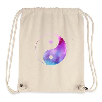 Yin Yang - Stanley/Stella recycelter Gym Bag - Naturweiß - Vorne