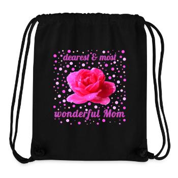 Mother’s Day - Stanley/Stella Recycled Gym Bag - black - Front