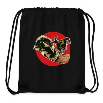 Tattoowieren rockt! - Stanley/Stella recycelter Gym Bag - Schwarz - Vorne