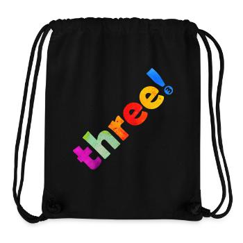 THREE 3 YEARS 3RD BIRTHDAY - Stanley/Stella Recycled Gym Bag - black - Front