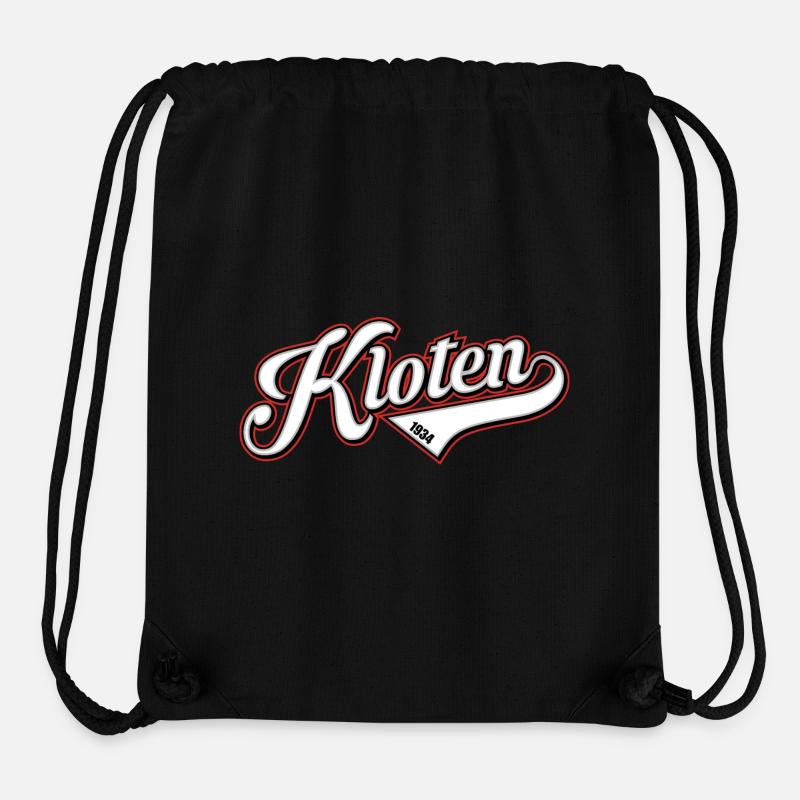 Kloten - Sac à cordon recyclé Stanley/Stella - noir