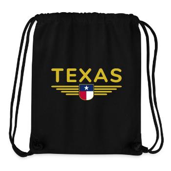 Texas Fan T-Shirt – Lone Star Style - Stanley/Stella recycelter Gym Bag - Schwarz - Vorne