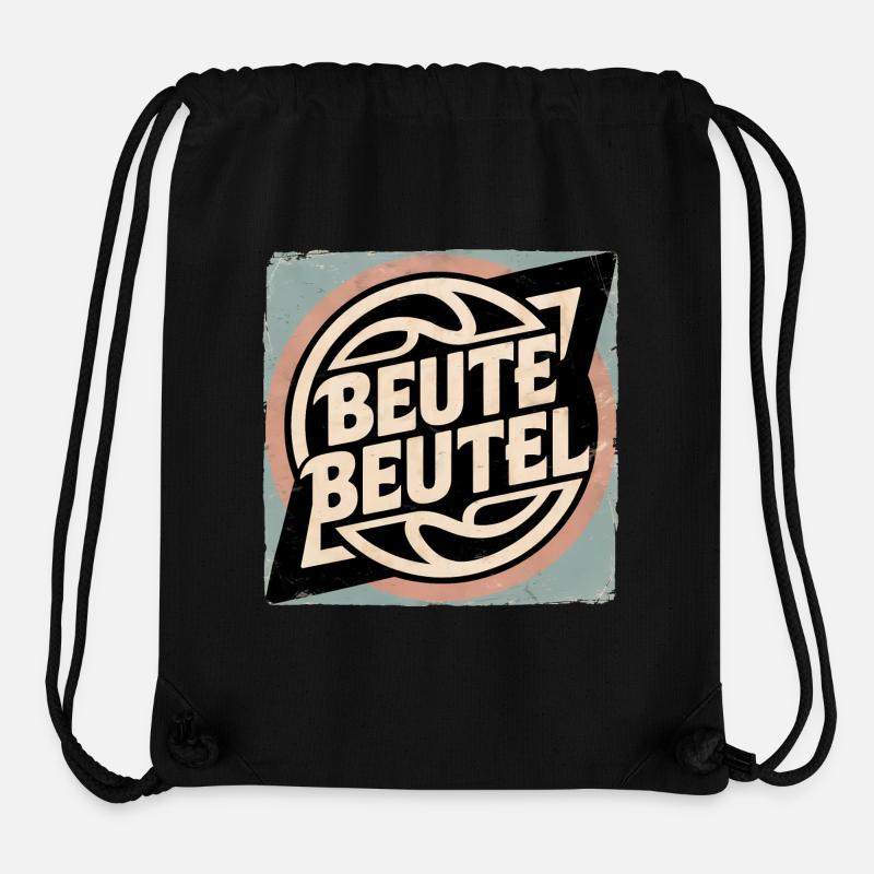 Prey Pouch Pouch Hunter Huntress Humor - Stanley/Stella Recycled Gym Bag - black