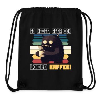 Coffee monster so hot but I love coffee - Stanley/Stella Recycled Gym Bag - black - Front
