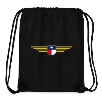 Texas Fan T-Shirt – Lone Star Style - Stanley/Stella recycelter Gym Bag - Schwarz - Vorne