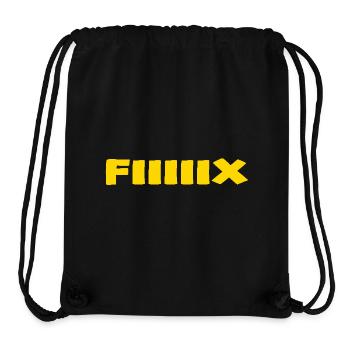 fiiiiix fix Jugendsprache teen - Stanley/Stella recycelter Gym Bag - Schwarz - Vorne