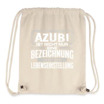 AZUBI - Leben - Stanley/Stella recycelter Gym Bag - Naturweiß - Vorne