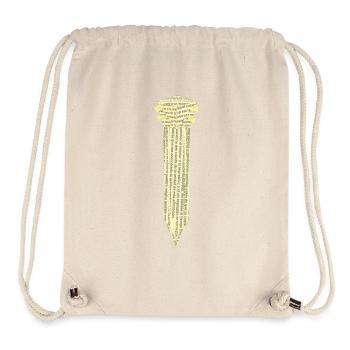 ORIGAMI TIE - Stanley/Stella Recycled Gym Bag - natural - Front