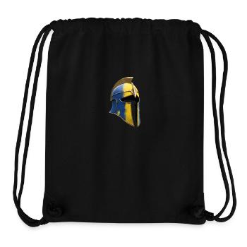 Spartanischer Helm - Stanley/Stella recycelter Gym Bag - Schwarz - Vorne