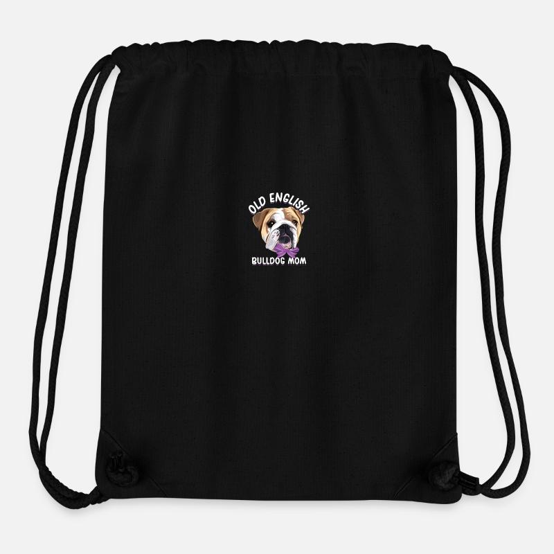 Old English Bulldog Mom Geschenkidee - Stanley/Stella recycelter Gym Bag - Schwarz