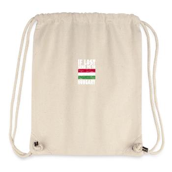 Hungary Flag Slogan - Stanley/Stella Recycled Gym Bag - natural - Front