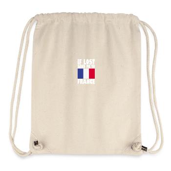 France Flag Slogan - Stanley/Stella Recycled Gym Bag - natural - Front