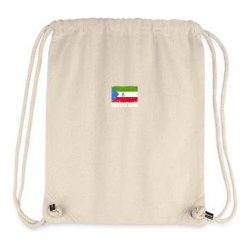 Drapeau de la Guinée équatoriale - Sac à cordon recyclé Stanley/Stella - blanc naturel - Devant