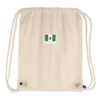 Norfolk Island Flag - Stanley/Stella Recycled Gym Bag - natural - Front