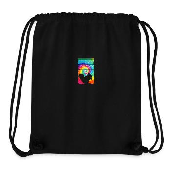 Eichhörnchen Hippie Tie Dye - Stanley/Stella recycelter Gym Bag - Schwarz - Vorne
