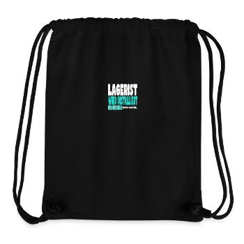 Lagerist wird installiert - Stanley/Stella recycelter Gym Bag - Schwarz - Vorne