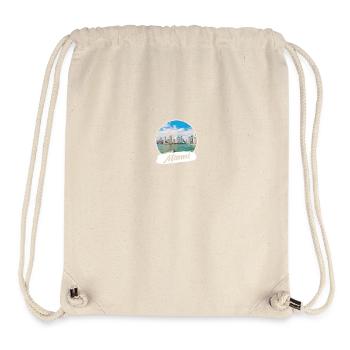 Miami Souvenir - Stanley/Stella recycelter Gym Bag - Naturweiß - Vorne