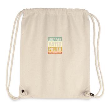 Polier Vater Ehemann Held - Stanley/Stella recycelter Gym Bag - Naturweiß - Vorne