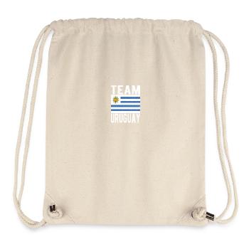 Drapeau de l’Uruguay - Sac à cordon recyclé Stanley/Stella - blanc naturel - Devant