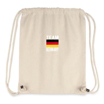Drapeau de l’Allemagne - Sac à cordon recyclé Stanley/Stella - blanc naturel - Devant