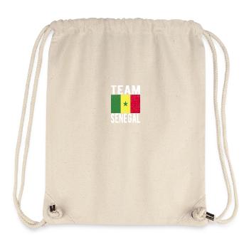 Drapeau du Sénégal - Sac à cordon recyclé Stanley/Stella - blanc naturel - Devant