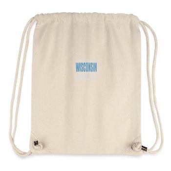 Wisconsin Meme - Stanley/Stella Recycled Gym Bag - natural - Front