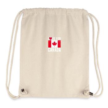 Kanada Souvenir - Stanley/Stella recycelter Gym Bag - Naturweiß - Vorne
