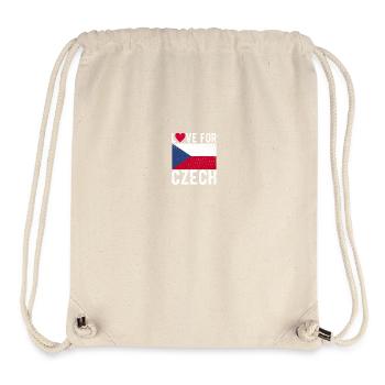 Tschechisch Souvenir - Stanley/Stella recycelter Gym Bag - Naturweiß - Vorne
