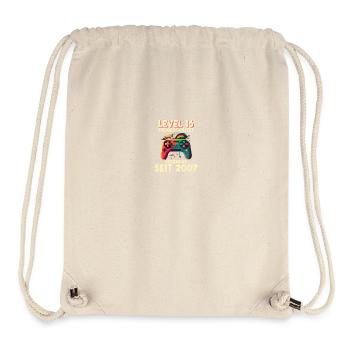 2007 Level 16 Jahre Gaming 16er 16 Geburtstag - Stanley/Stella recycelter Gym Bag - Naturweiß - Vorne