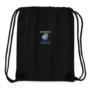 Blueberry Kawaii - Stanley/Stella Recycled Gym Bag - black - Front
