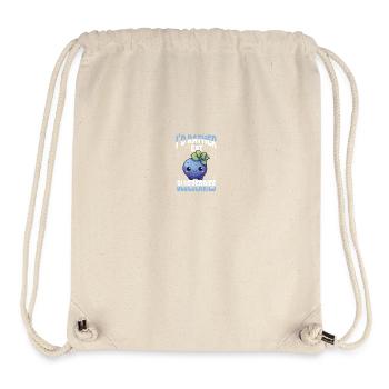 Blueberry Kawaii - Stanley/Stella Recycled Gym Bag - natural - Front