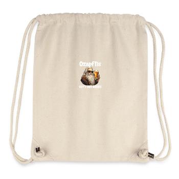 Biertrinker Bierliebhaber Sauf Trink Party Bier - Stanley/Stella recycelter Gym Bag - Naturweiß - Vorne