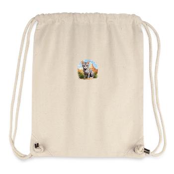Egyptian Mau Kitten Cat Egyptian Mau - Stanley/Stella Recycled Gym Bag - natural - Front