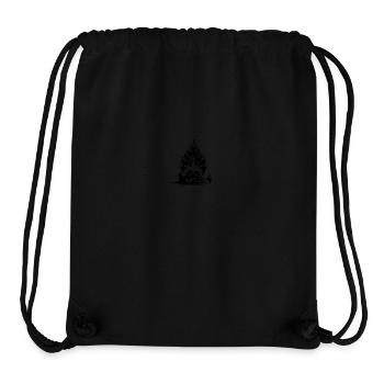 Cooles Dragster Auto mit flammendem Motor - Stanley/Stella recycelter Gym Bag - Schwarz - Vorne